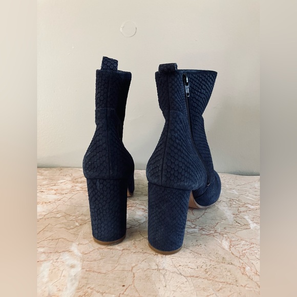 Maje Sz 7.5 Navy Felix boots - Picture 5 of 6